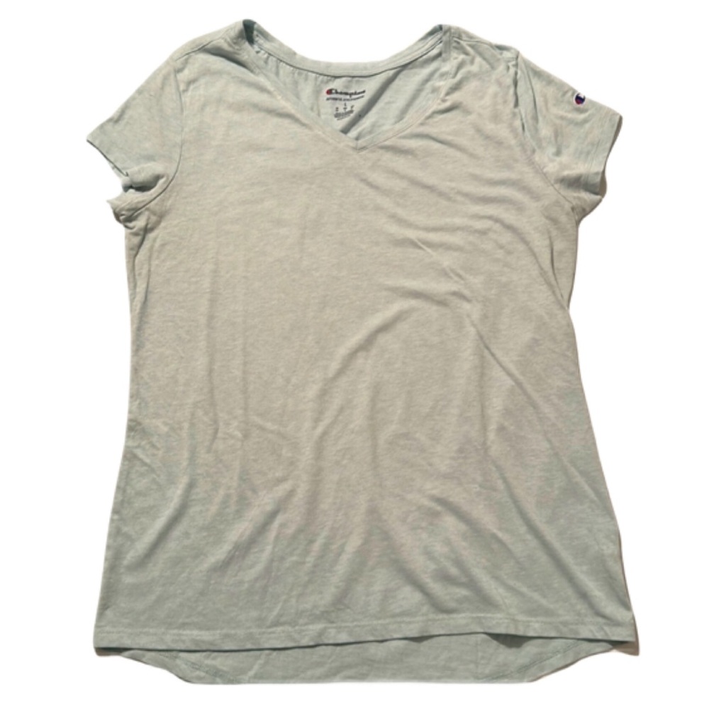 BOGO! Champion athletic Large mint green v neck short sleeve tee